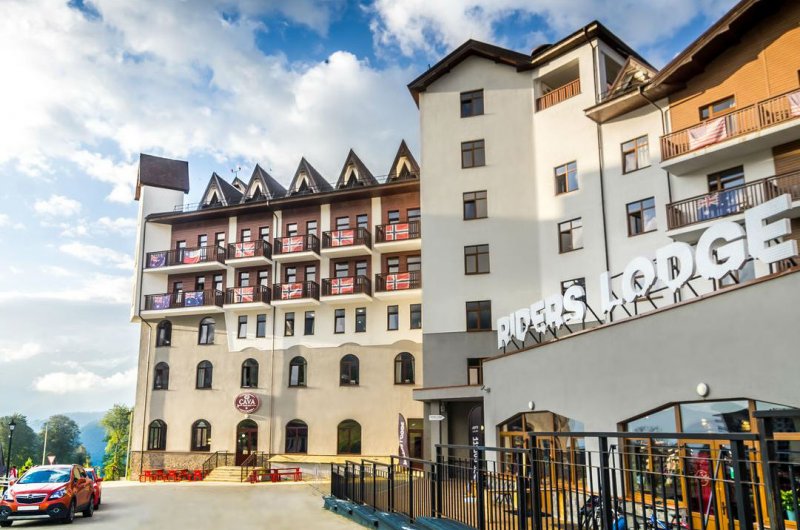 Отель Riders Lodge. Красная поляна, Эсто-Садок, Сочи. Фото 01
